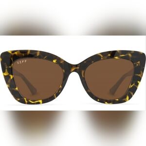 DIFF Melody 52mm Square Sunglasses